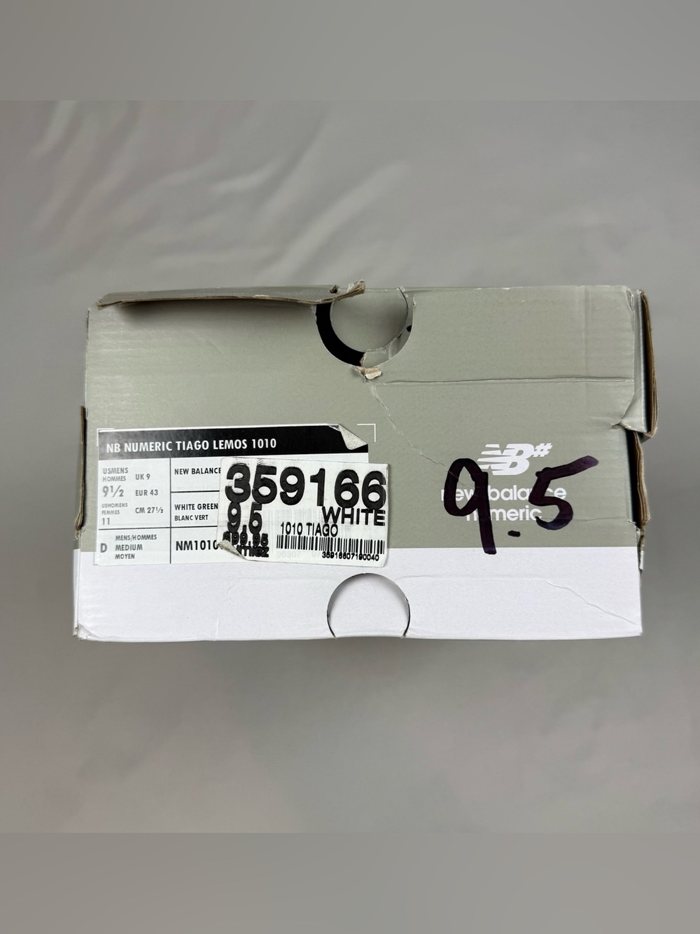 New Balance Numeric 1010 Tiago Lemos Mens Skateboarding Shoes US 9.5 White/Green - Picture 3 of 10